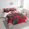 thumbnail image 3 of Manfei Chic Abstract Geometric Bedding Comforter Set 7pcs, Modern Fashion Queen Bedding Sets, Teen Kid Child Adult Reversible Queen Sheet Sets, Ultra Soft Home Decor, 3 of 7