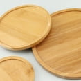 thumbnail image 6 of 3 Pcs Wooden Pallet Drink Coasters Indoor Plants House Flowerpot Saucer, 6 of 6