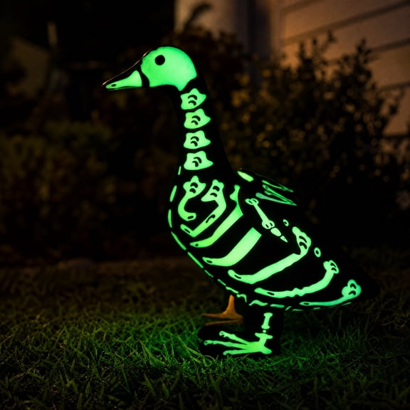 Halloween Porch Goose Costume Decoration, Spooky Goose Outfit Accessory for Halloween Outdoor Decorations, Front Door Porch Decor and Holiday Party Display