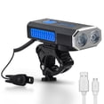 thumbnail image 1 of Faro Bicicleta WEST BIKING USB 1000 lúmenes Luz para bicicleta Base giratoria de 360 ° con bocina Eq WEST BIKING Faro Bicicleta, 1 of 7