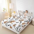 thumbnail image 3 of Manfei Cartoon Halloween King Sheets,Magic Ghost Bedding,4-Piece,1 Flat Sheet,1 Fitted Sheet and 2 Pillowcases, 3 of 6