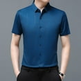 thumbnail image 2 of Men's Casual Lapel Striped POLO Shirt, 2 of 8