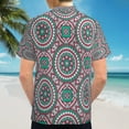 thumbnail image 6 of High Quality Hawaiian Shirts for Men Short Sleeve Aloha Beach Shirt Floral Summer Casual Button Down Shirts Blouses T8RDPR, 6 of 7