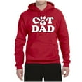 thumbnail image 2 of Wild Bobby, Best Cat Dad Daddy Gift, Pop Culture, Unisex Graphic Hoodie Sweatshirt, Red, Small, 2 of 3