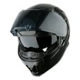 thumbnail image 6 of 1Storm Motorcycle Full Face Helmet for Adults Men and Women Street Bike Racing Helmet DOT Approved with one Extra Clear Shield: KT828 Glossy Black, 6 of 9