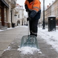 thumbnail image 1 of Large Plastic Snow Shovel for Winter Snow Removal – Heavy-Duty, Wide Blade for Clearing Driveways, Walkways, and Yards, 1 of 6