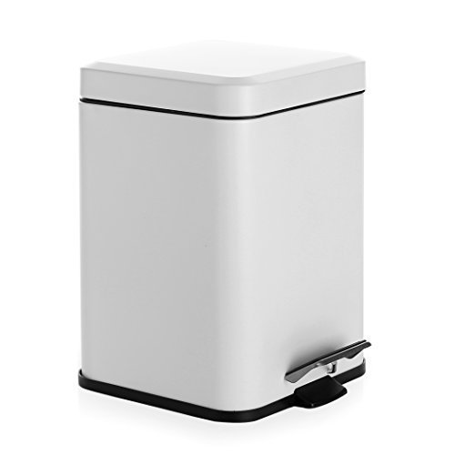 BINO Stainless Steel 1.6 Gallon / 6 Liter Square Step