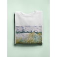 thumbnail image 3 of Lle Aux Fleurs Near Vetheuil Sweatshirt Women -Claude O. Monet Designs, Female XX-Large, 3 of 4