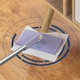 thumbnail image 4 of 2026 Upgraded Zero Touch Snap Grip Mini Mop, Cloth Changing Mini Mop with Automatic Hands Free Push Pull Handle, 360 Rotating Head, Includes a mop and 10 compressed towels, 4 of 6