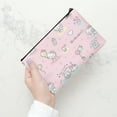 thumbnail image 3 of Hello kitty Cosmetic bag, cute canvas toiletry bag with preppy style, essential for women's travel 7.5x4.7inch, 3 of 5