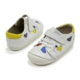 thumbnail image 7 of Old Soles Toddlers Hearty Pave Leather Sneakers, Snow \ Bright Red \ Neon Blue,19 EU (3 US) M US, 7 of 7