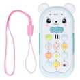 thumbnail image 1 of Teléfono móvil de juguete de simulación de dibujos animados educativos, teléfono electrónico para bebés con luz musical para niños de 3 años o más, 1 of 14
