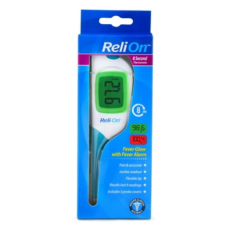 ReliOn 8 Second Jumbo Flex Thermometer - Walmart.com