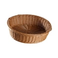 thumbnail image 4 of Cesta de ratán de imitación, contenedor portátil, ligero y redondo para almacenar frutas. Sin mango, 4 of 9