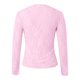thumbnail image 4 of Top de malla de manga larga para mujer: blusa transparente con cuello alto, tops de encaje floral transparente, 95 % poliéster, 5 % spandex, tallas S-XXL, 4 of 5