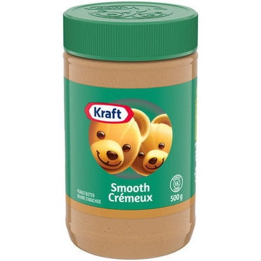 KRAFT Peanut Butter - Smooth 500g/17.6oz. (Imported from Canada)