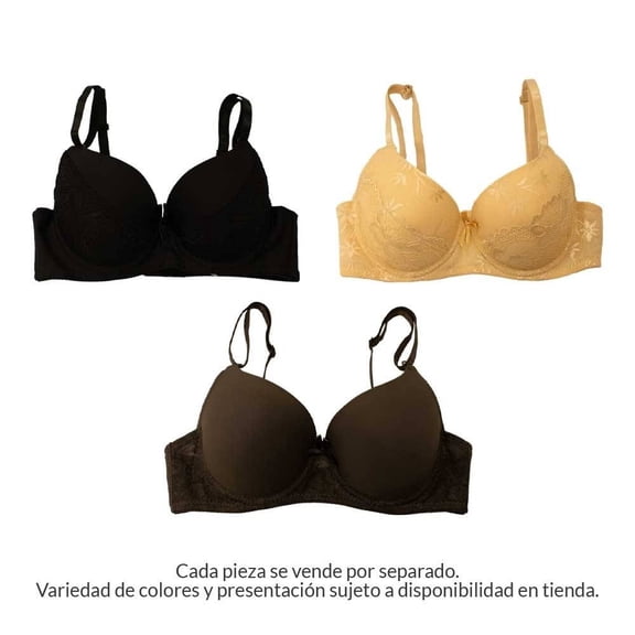 Paquete Secret Treasures Para mujer Brassiere Talla 38B Varios Modelos 3 Piezas