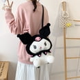 thumbnail image 4 of Sanrio-Bolsa de felpa de Cinnamorol, Mymelody, Kuromi, Onpompurin, Hello Kitty, Pikachu, Anime Kawaii, mochila de hombro, bandolera, 4 of 4