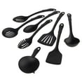 thumbnail image 2 of (3 pack) Mainstays 8-Piece Nylon Kitchen Utensil Set with Connector Ring, Black Plastic, 2 of 21