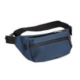 thumbnail image 3 of Bolsa de hombro Macarena de tela Oxford riñonera Mochila de hombro ligera compacta para gimnasio senderismo ciclismo Azul, 3 of 6