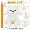 thumbnail image 2 of hirigin Electronic Plush Toy with Colorful Light, Cute Rabbit/Bear Sing Song Stuffed Soft Doll Gift for Boy and Girl, 2 of 5
