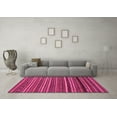 thumbnail image 3 of Ahgly Company Indoor Square Oriental Pink Modern Area Rugs, 3' Square, 3 of 4