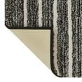 thumbnail image 5 of Mineral Spring Spa Luxe Stripe Polyester Tufted 2 Piece Bath Rug Set, Black, 17" x 24" & 20" x 32", 5 of 7
