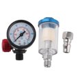thumbnail image 2 of Pneumatic Tool, In-Line Water Oil Trap Air Inlet Pressure Regulator 1/4In Filter, Separator For Automotive Refinish Ship, 2 of 8