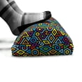 thumbnail image 5 of Colorful Foot Rest, Various Different Geometrical Shapes Rich in Color Complex Mosaic Structure Print, Non-Slip Backing Ergonomic Memory Foam Leg Support for Office, Multicolor, by Ambesonne, 5 of 5