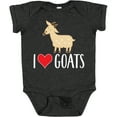 thumbnail image 3 of Inktastic Goat Cute I Love Goats Farm Animal Boys or Girls Baby Bodysuit, 3 of 5