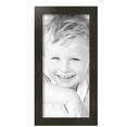 thumbnail image 2 of ArtToFrames 8" x 17" Flat Pewter Picture Frame, 8x17 inch Silver Wood Poster Frame (WOM-4887),  Pack, 2 of 7