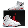 thumbnail image 2 of Ni - ke Size 9 - Air Jordan 7 Retro White Infrared, 2 of 5