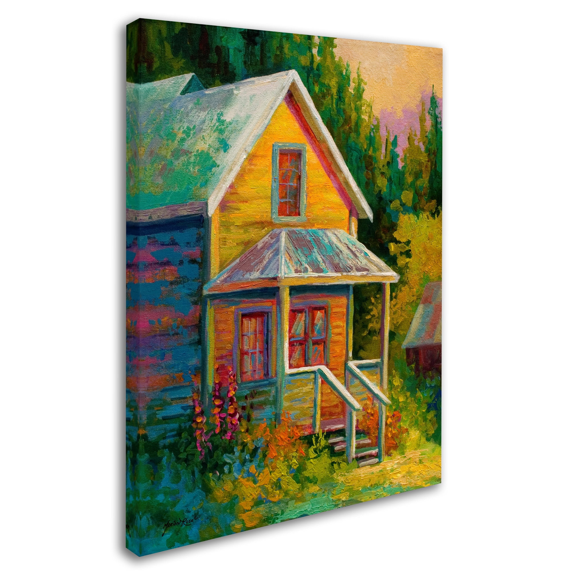 Trademark Fine Art 'Barkerville' Canvas Art by Marion Rose