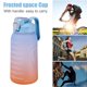 thumbnail image 3 of Camping Botella de agua de 2 l, taza con pajita, marcador de tiempo, jarras de fitness para beber deportes (azul) Tmvgtek Deportes Acuáticos, 3 of 7