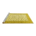 thumbnail image 2 of Ahgly Company Machine Washable Indoor Square Persian Yellow Traditional Area Rugs, 6' Square, 2 of 4