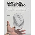 thumbnail image 5 of Mouse Inalambrico Getttech 6D Office Bluetooth Wi-Fi 2.4GHz 6 Botones 1600DPI GGM-STDBW-01-WH Getttech, 5 of 5