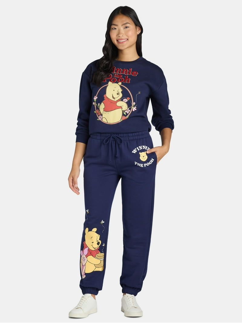 Pooh^_^ Winnie the Pooh Women's Graphic Joggers, 29