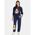 thumbnail image 4 of Winnie the Pooh Women's Graphic Joggers, 29" Inseam, Sizes XXS-XXL, 4 of 5