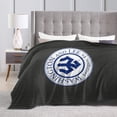 thumbnail image 4 of Washington and Lee University Fleece Blanket, Very Soft Microfiber Flannel Blanket for Couch Warm and Cozy for All Seasons, Black, 4 of 6