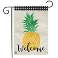 thumbnail image 2 of Briarwood Lane Welcome Pineapple Summer Burlap Garden Flag, 2 of 4