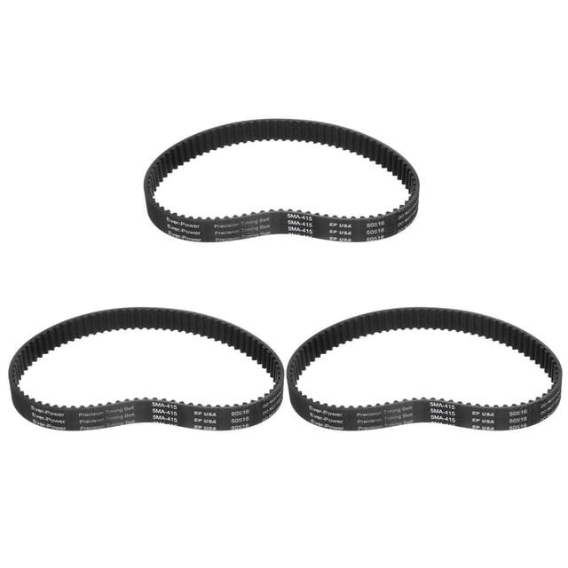 3 Packs HTD-5M Rubber Timing Belt 83 Teeth, 415mm Pitch Length, Closed Loop Pulley Timing Belt