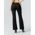 thumbnail image 4 of ALWAYS Women’s Bootcut Yoga Pants with Pockets – High Waist Stretch Work Pants Flare Leg Comfy Lounge Fit Black Medium, 4 of 6