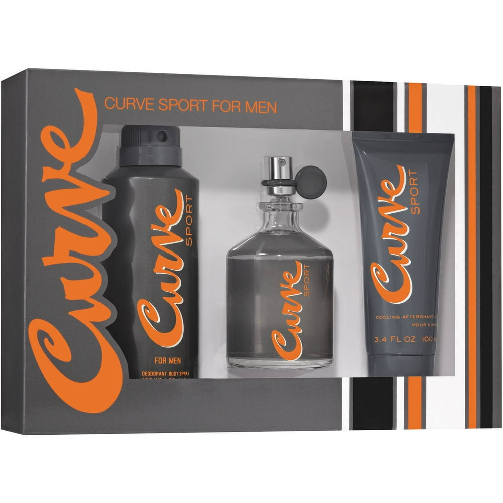 Curve Sport Fragrance Gift Set For Men, 3 Pieces