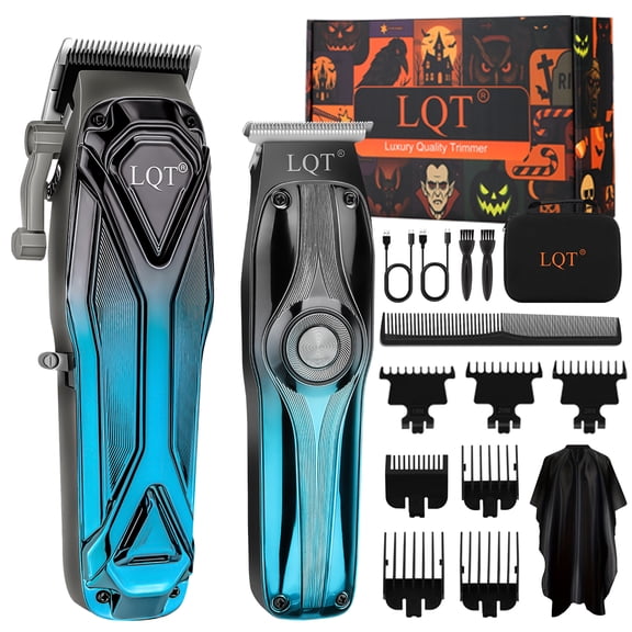 LQT  Men's Hair Cutting Set, Men's Grooming Gifts, Electric Hair Clippers, USB Rechargeable, Durable Blades, Hair, Beard & Full Body Grooming