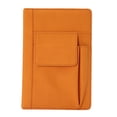 thumbnail image 3 of Refillable Lined Leather Journal Notebook, A5 Size Hardcover Journal Notebook for Women Men, Thick Paper Notebooks with Front Pockets and Pen Pocket, Daily Journal for Writing, 3 of 5