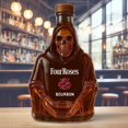 thumbnail image 4 of Suitable for whiskey enthusiasts and home bar accessories gift - Death's Whiskey Decanter Animal Statue Fun Bottle 300m, 4 of 5