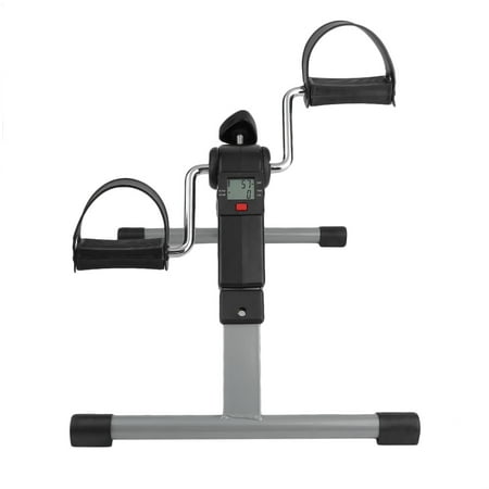 Folding Pedal Exerciser Bike LED Screen Display Cycle Leg Machine