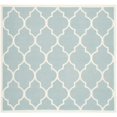 thumbnail image 2 of Safavieh Dhurries Light Blue Contemporary Rug - Square 6', 2 of 2