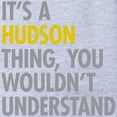 thumbnail image 2 of CafePress - Its A Hudson Thing - Cute Infant Baby Football Bodysuit, 2 of 3