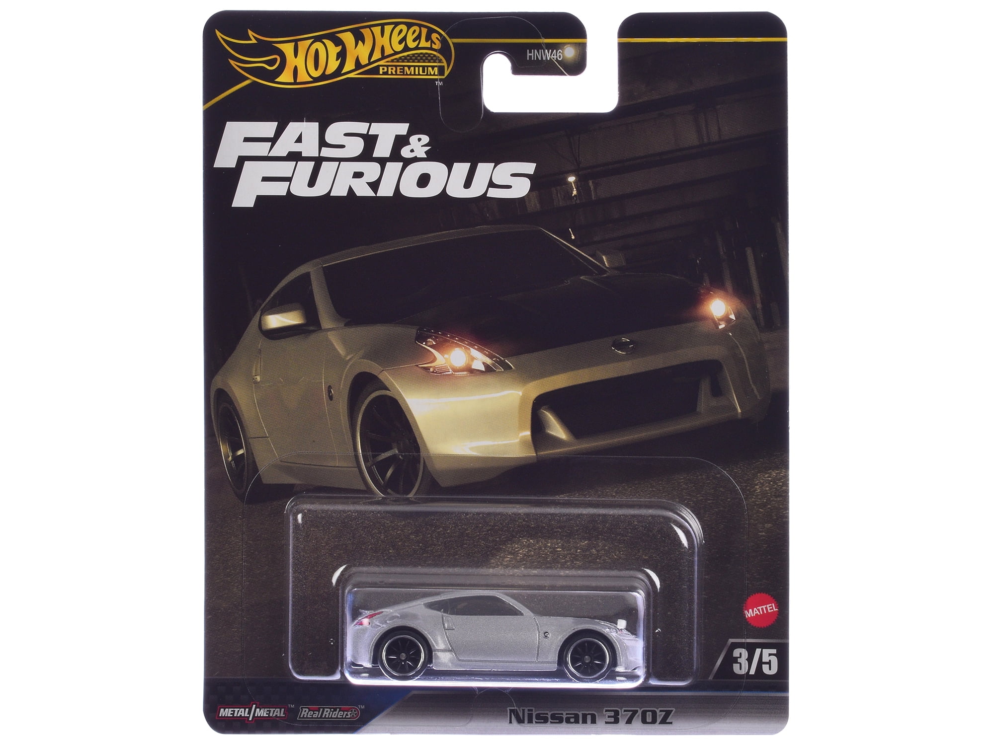 "Fast & Furious" 2024 5 piece Set J Diecast Model Cars by Hot Wheels